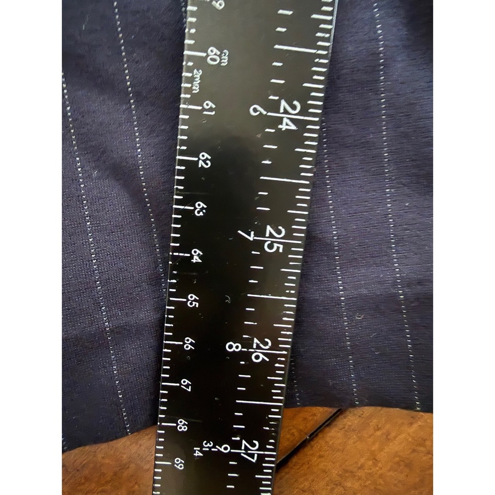 Liverpool Los Angeles Pinstripe Pants Women 8/29 Navy Blue Career Trousers - Picture 7 of 9